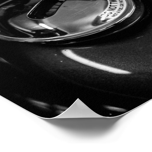 モーターバイクバイクもしくは自転車に乗る人ライダーバイク ポスター (角)