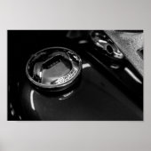 モーターバイクバイクもしくは自転車に乗る人ライダーバイク ポスター (正面)