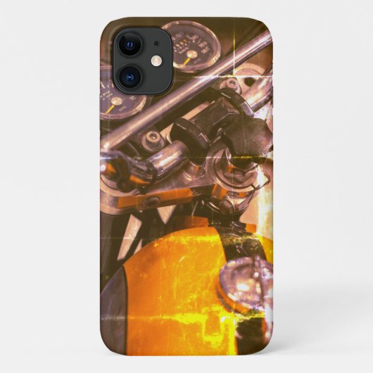 モーターバイクバイクもしくは自転車に乗る人ライダーiPhone 11ケース Case-Mate iPhoneケース (裏面)