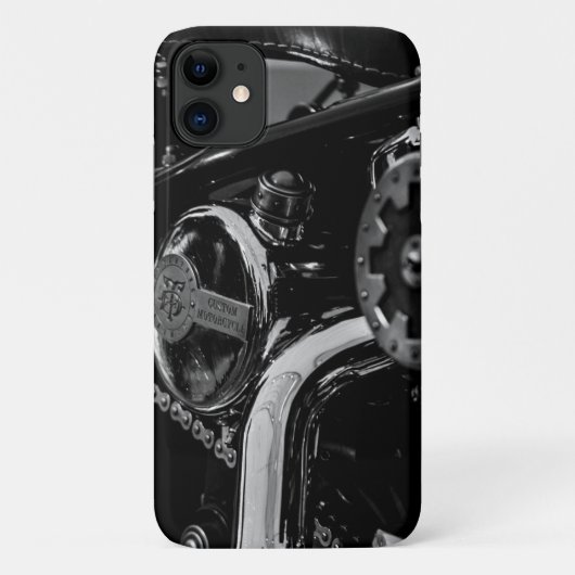モーターバイクバイクもしくは自転車に乗る人ライダーiPhone 11ケース Case-Mate iPhoneケース (裏面)