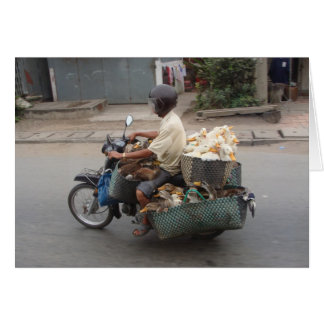 モーターバイクベトナムのアヒル
