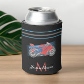 モーターバイクレーシングバイクイニシャル&ネームスポーツ 缶クーラー