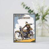 モーターバイク ポストカード (スタンド正面)