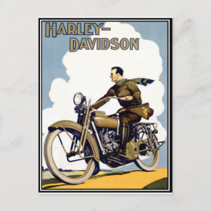 モーターバイク ポストカード