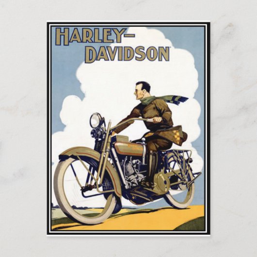 モーターバイク ポストカード (正面)