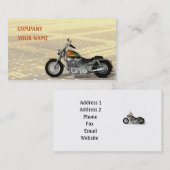 モーターバイク 名刺 (正面/裏面)