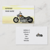 モーターバイク 名刺 (正面/裏面)