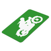 モータービーカーのシルエット記号 マグネット (左側)