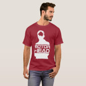 モーターヘッド白いロゴ Tシャツ (正面フル)