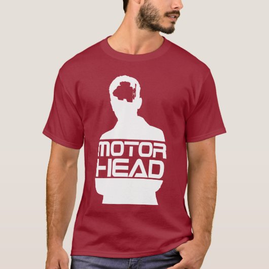 モーターヘッド白いロゴ Tシャツ (正面)