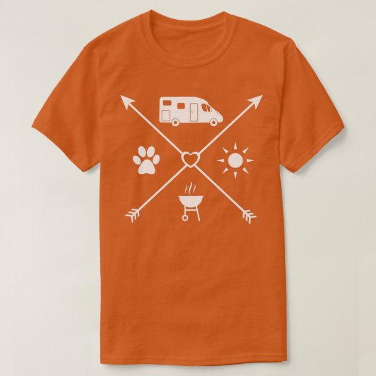 モーターホームアクセサリーギフトモーターホームドライバー Tシャツ (デザイン正面)