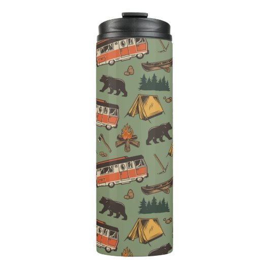 モーターホームキャンプアドベンチャパターン タンブラー (正面)