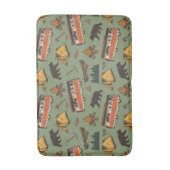 モーターホームキャンプアドベンチャパターン バスマット (正面縦)