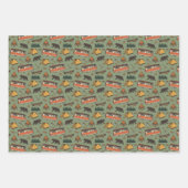 モーターホームキャンプアドベンチャパターン ラッピングペーパーシート (正面3)