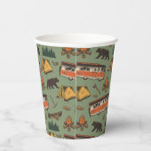 モーターホームキャンプアドベンチャパターン 紙コップ (右)