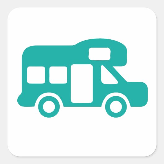 モーターホームキャンプ スクエアシール (正面)