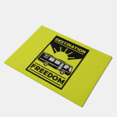 モーターホームキャンプRV自由 ドアマット (アングル)