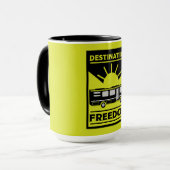 モーターホームキャンプRV自由 マグカップ (正面左)