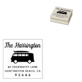 モーターホームサーフボードファミリー名差出人住所 ラバースタンプ (押印)