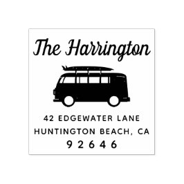 モーターホームサーフボードファミリー名差出人住所 ラバースタンプ