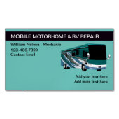 モーターホームズレクリエーション旅行 マグネット名刺 (正面)