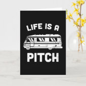 モーターホーム キャンピングカー RV キャンプ ギフト カード (黄色い花)