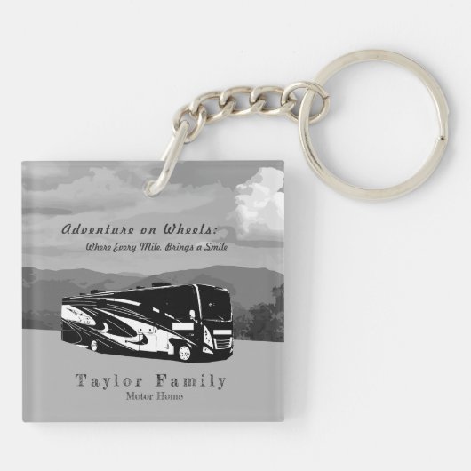 モーターホームRVカンパー キーホルダー (裏面)