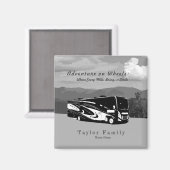 モーターホームRVカンパー マグネット (正面/裏面)