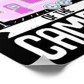 モーターホームRVキャンピングクイーンオブザキャンパー ポスター (角)