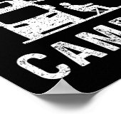 モーターホームTシャツ ハッピーキャンパー ポスター (角)