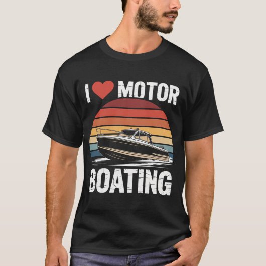 モーターボートが大好き ボーター Tシャツ (正面)