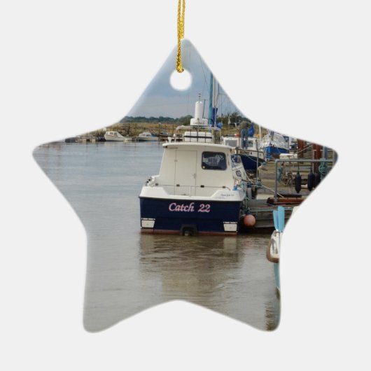 モーターボートキャッチ22 セラミックオーナメント (正面)