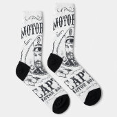 モーターボートキャプテンポンおもしろいトゥーンボート ソックス (右)