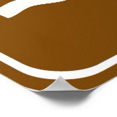 モーターボート式高速道路の標識 ポスター (角)