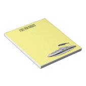 モーターボート漫画イラストレーション ノートパッド (アングル)