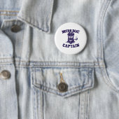 モーターボート船長Tシャツ 楽しいボートの服装 セーリング 缶バッジ (インサイチュ)