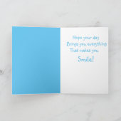 モーターボート誕生日 カード (内部)