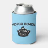 モーターボート | 皮肉おもしろい的な湖の生活 缶クーラー (缶正面)