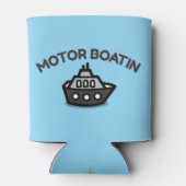 モーターボート | 皮肉おもしろい的な湖の生活 缶クーラー (裏面)