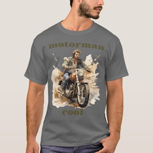 モーターマン クール Tシャツ (正面)