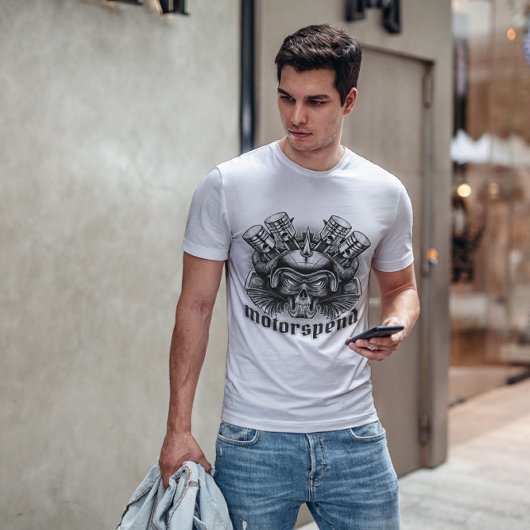 モーターモンスターメタル Tシャツ