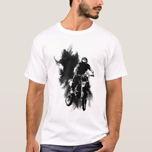 モーター十字のグランジ Tシャツ (正面)