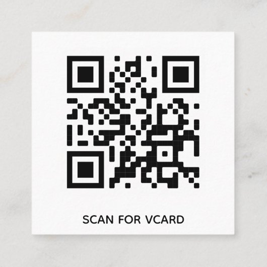 モーター整備士 スクエア名刺 (裏面)