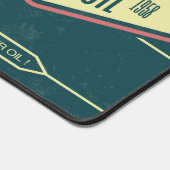 モーター油レトロラベル設計者 デスクマット (コーナー)