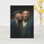 「モーター油」誕生日 カード (黄色い花)