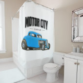 モーター都市ガレージは改造しました シャワーカーテン (インサイチュ)