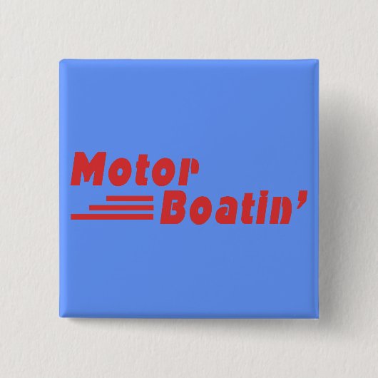 モーターBoatin 缶バッジ (正面)