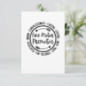 モータ素晴らしープリモータ職業セラピーセラピスト サンキューカード (スタンド正面)