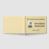 モーダルン&ミニマル悔やみや弔慰ゲストブック ゲストブック (全面)