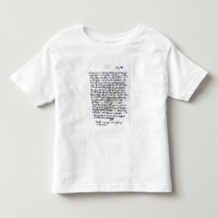 モーツァルトからの彼の父への手紙、4月5日 トドラーTシャツ
